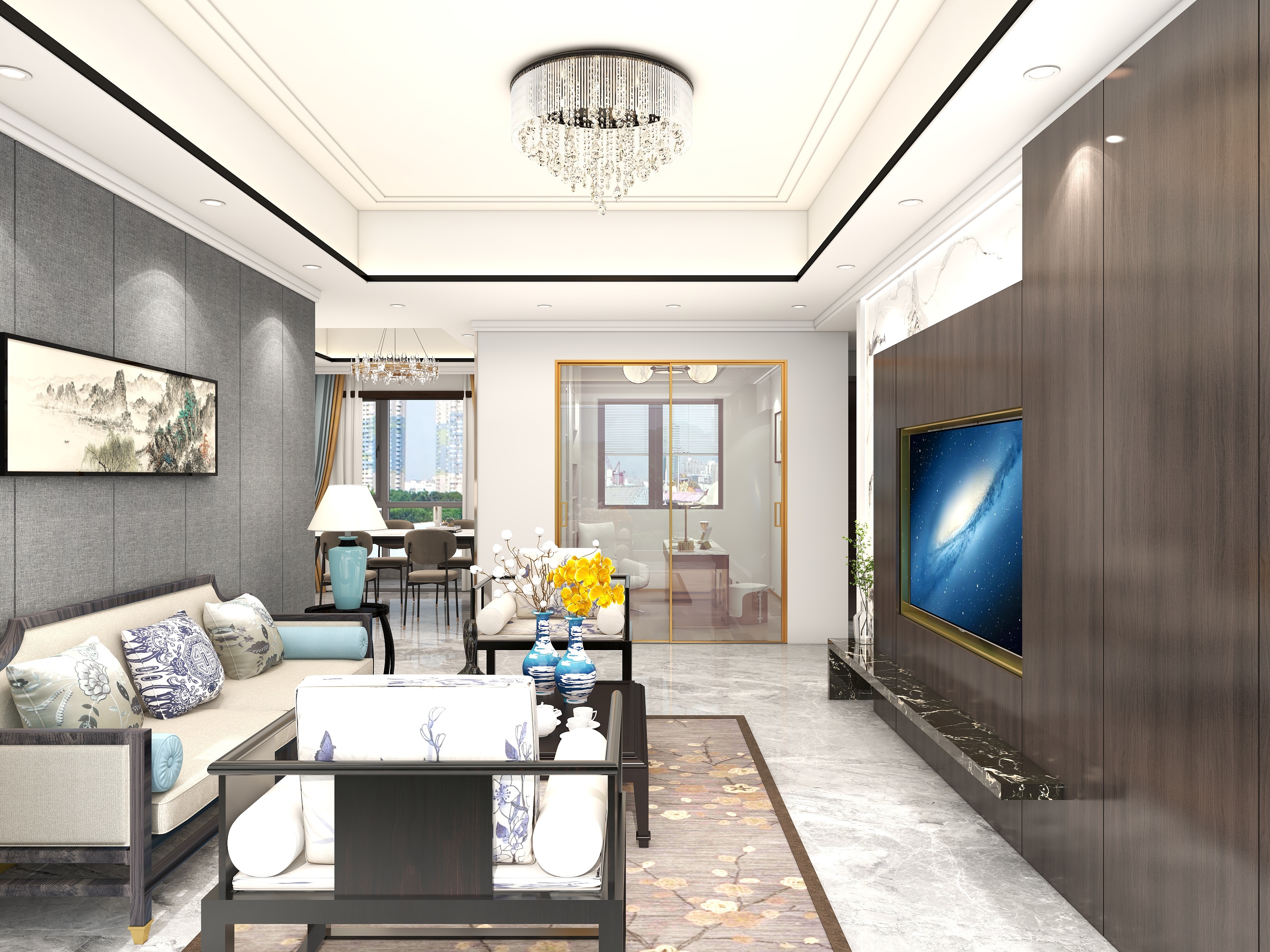 徐斌007-111㎡3室-装修设计方案