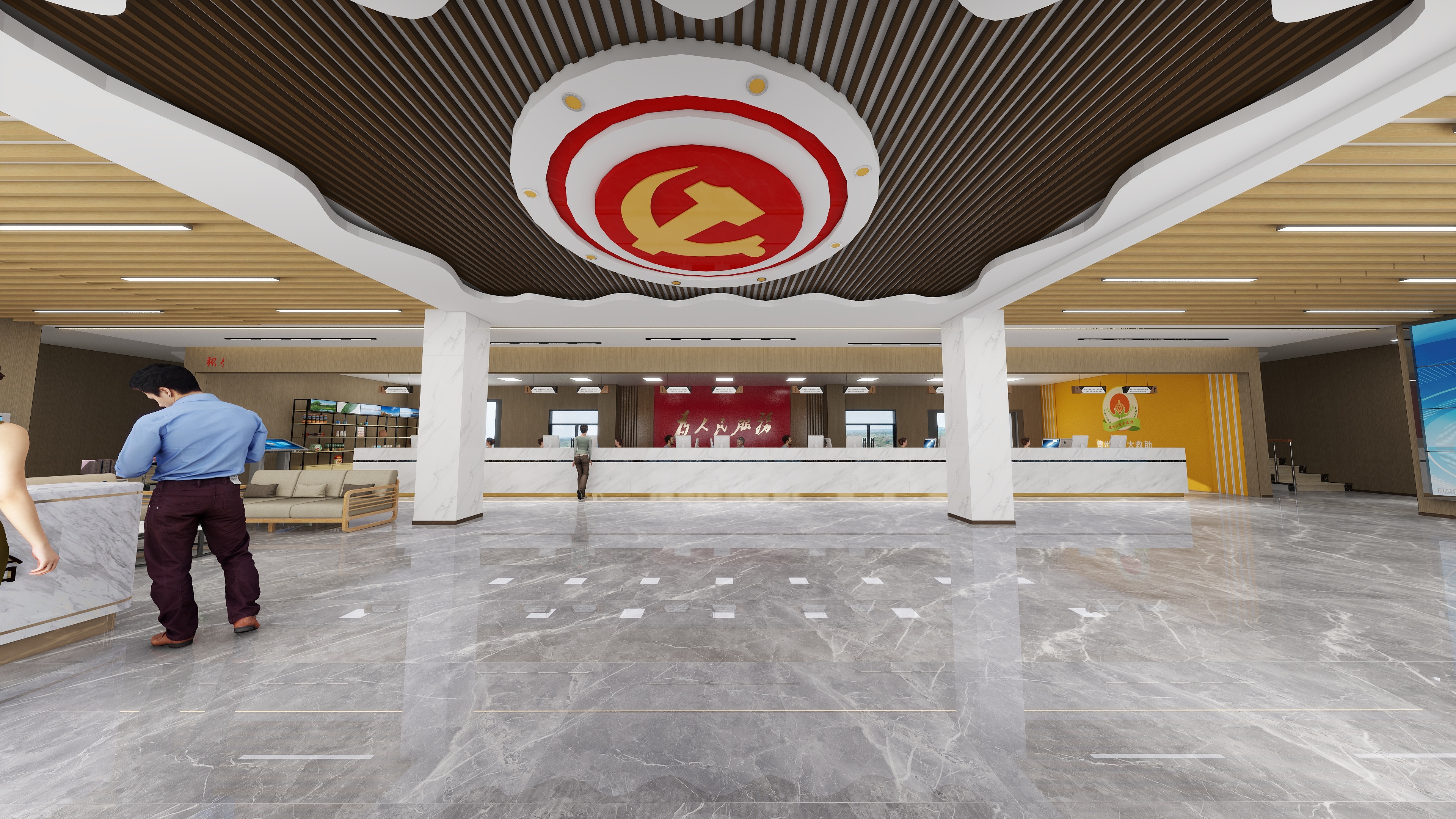 倔强的张设计-党建集合体-装修设计方案