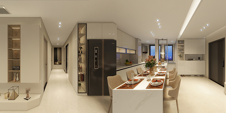 宜春装饰工程有限公司-江上明月5栋103雅居-装修设计方案