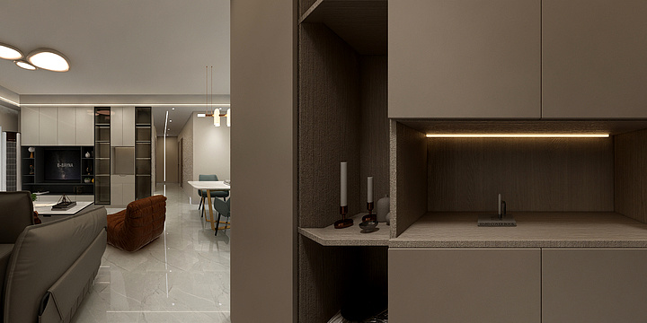 白老师3D设计-万源花园效果图1-装修设计方案