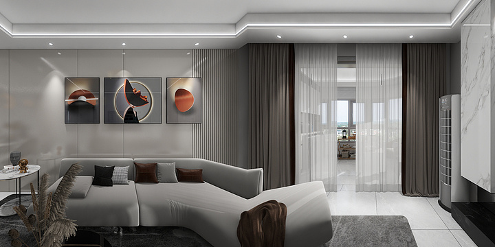 雨晨的清nlbO-保利东湾86㎡2室-装修设计方案