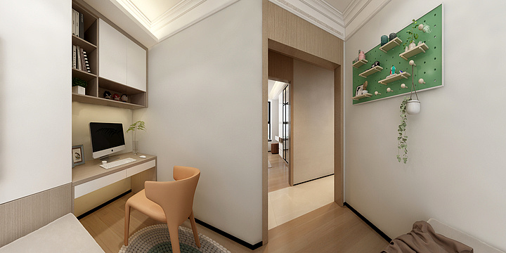 周维明-金水湾样板房四改三户型-装修设计方案