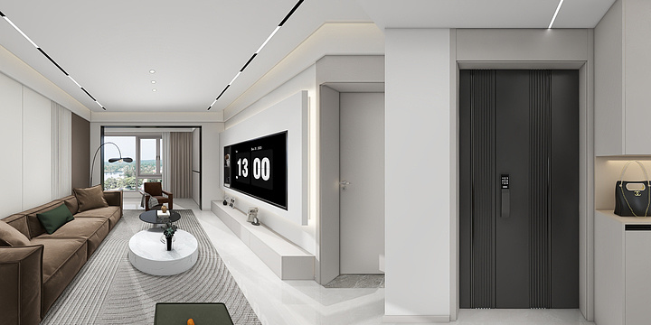 蓝钻石装饰-天铂23-2-1403韦美女-装修设计方案