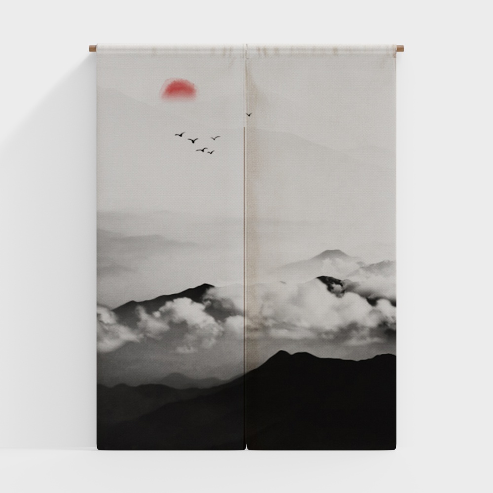 门帘3D模型