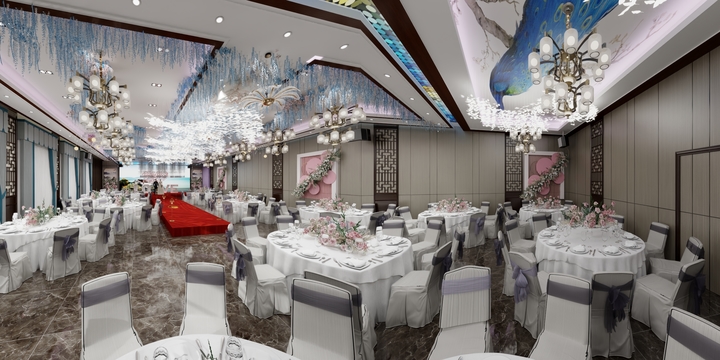 工程装修设计-永兴宴会厅-装修设计方案