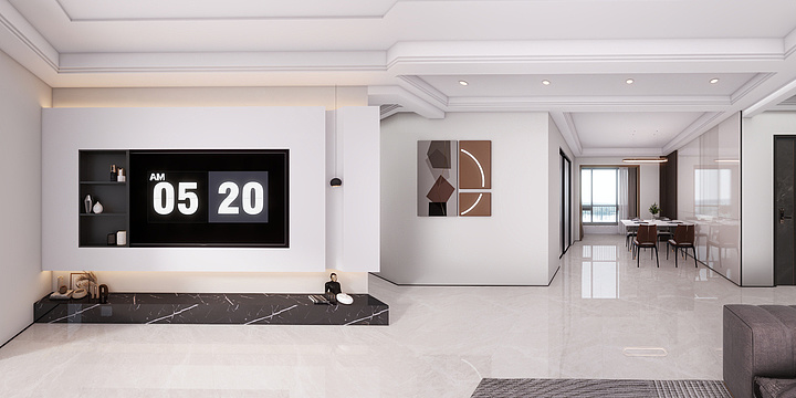 AcNde-碧桂园140西户现代-装修设计方案