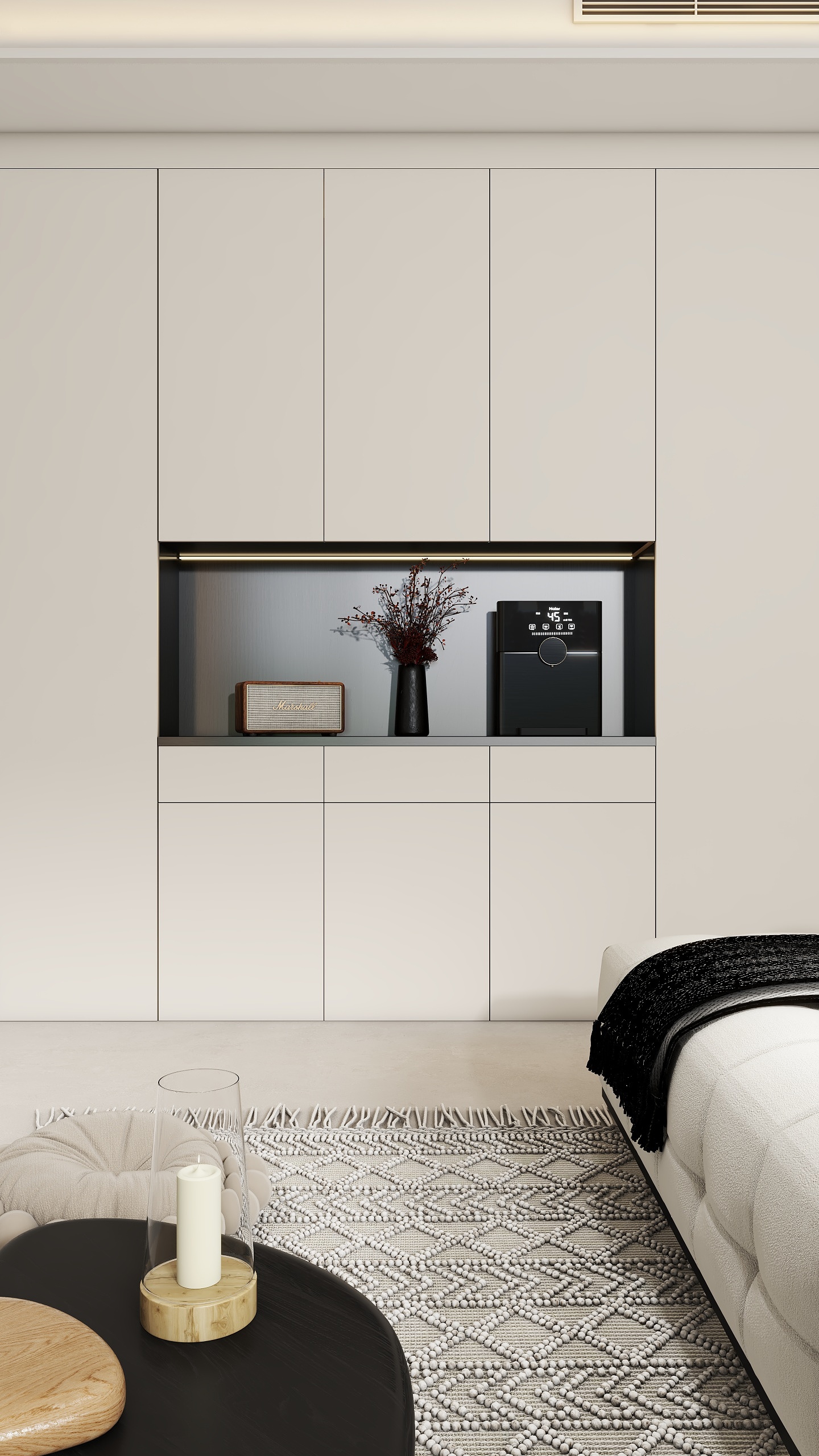 奶油复古套三-装修设计方案