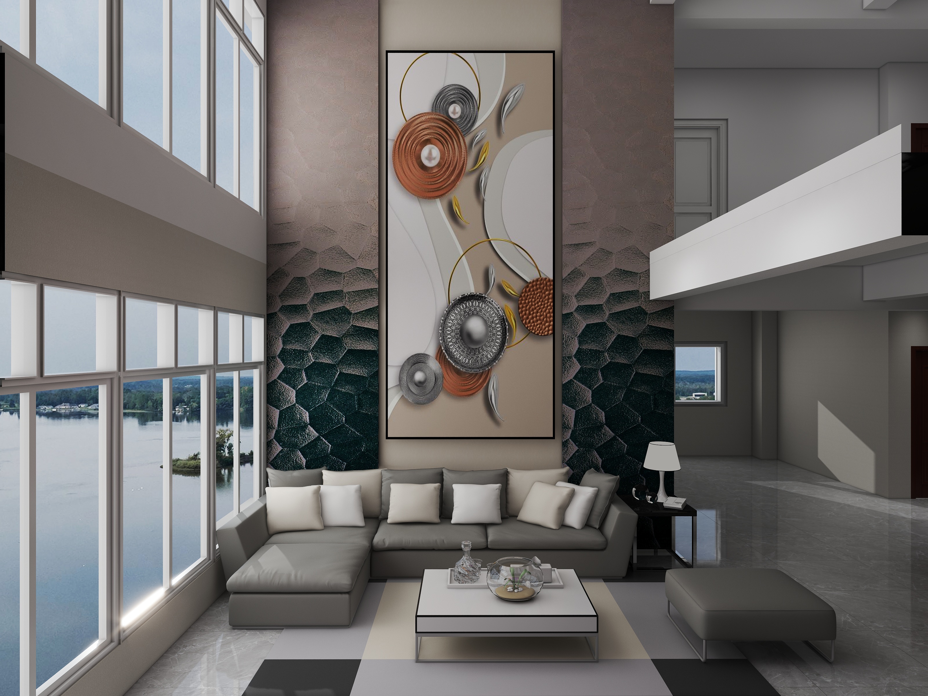 东乐设计-复式小楼设计方案装修效果图