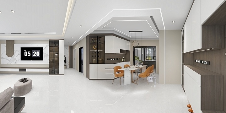 新和县新宫装饰设计师-汉唐新城小区-装修设计方案