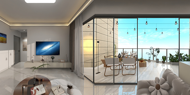 艺琳设计-格林绿城49-1-1301-装修设计方案