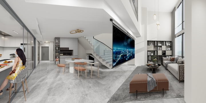 space亮-西安恒和-一次改版-装修设计方案