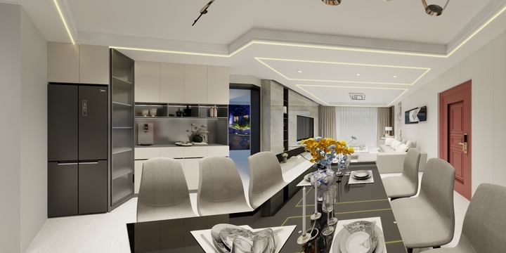 拜城县恒广装饰工程有限公司-金域华府11-3-201-装修设计方案