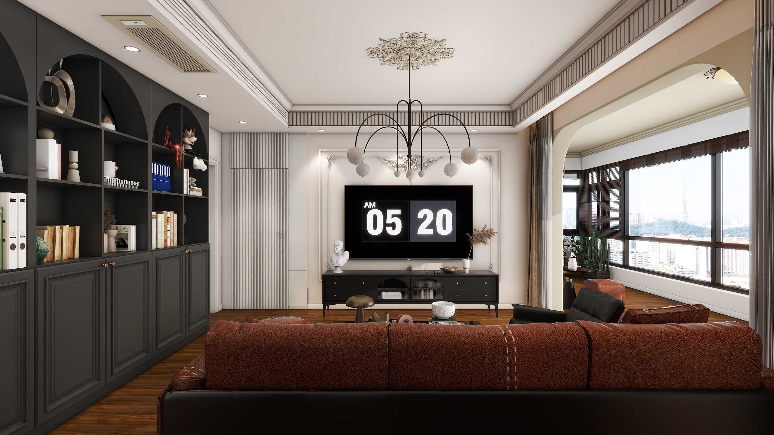 简十二-桃源泊岸法式复古风-装修设计方案