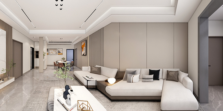 从江欧派橱柜-惠民桥自建房六楼梁姐-装修设计方案