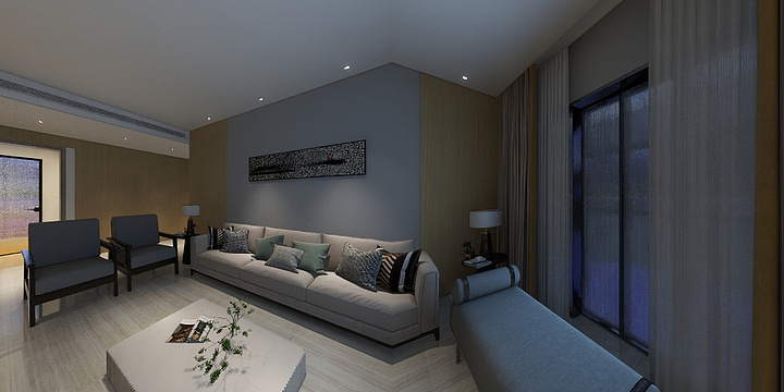 菲洛克-现代简约冯总雅居-装修设计方案