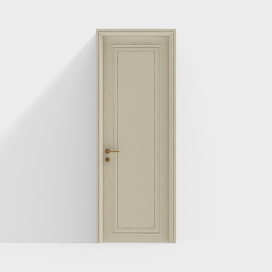 Simple European single door
