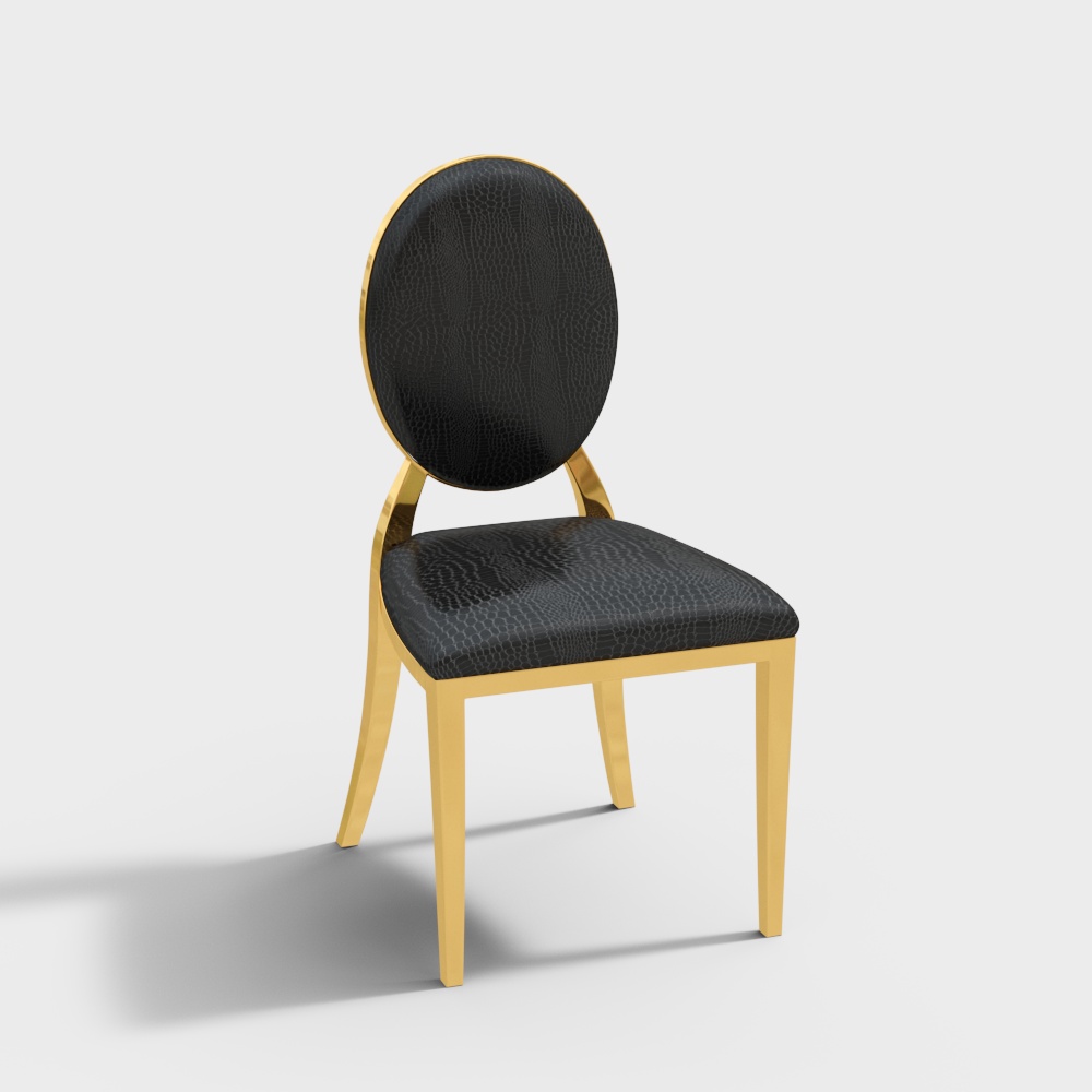 Juego de 2 sillas de comedor tapizadas de lujo sillas laterales de cuero sintético negro