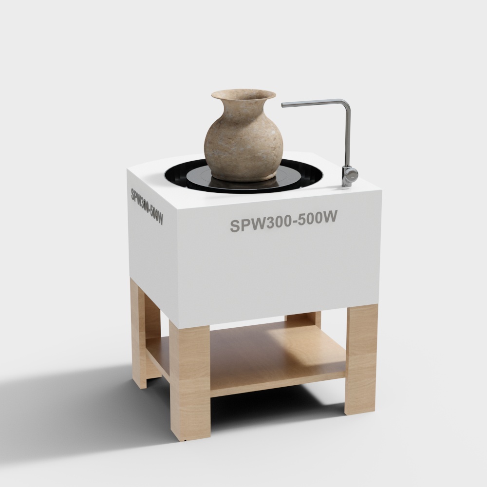 手工教室制陶台3D模型