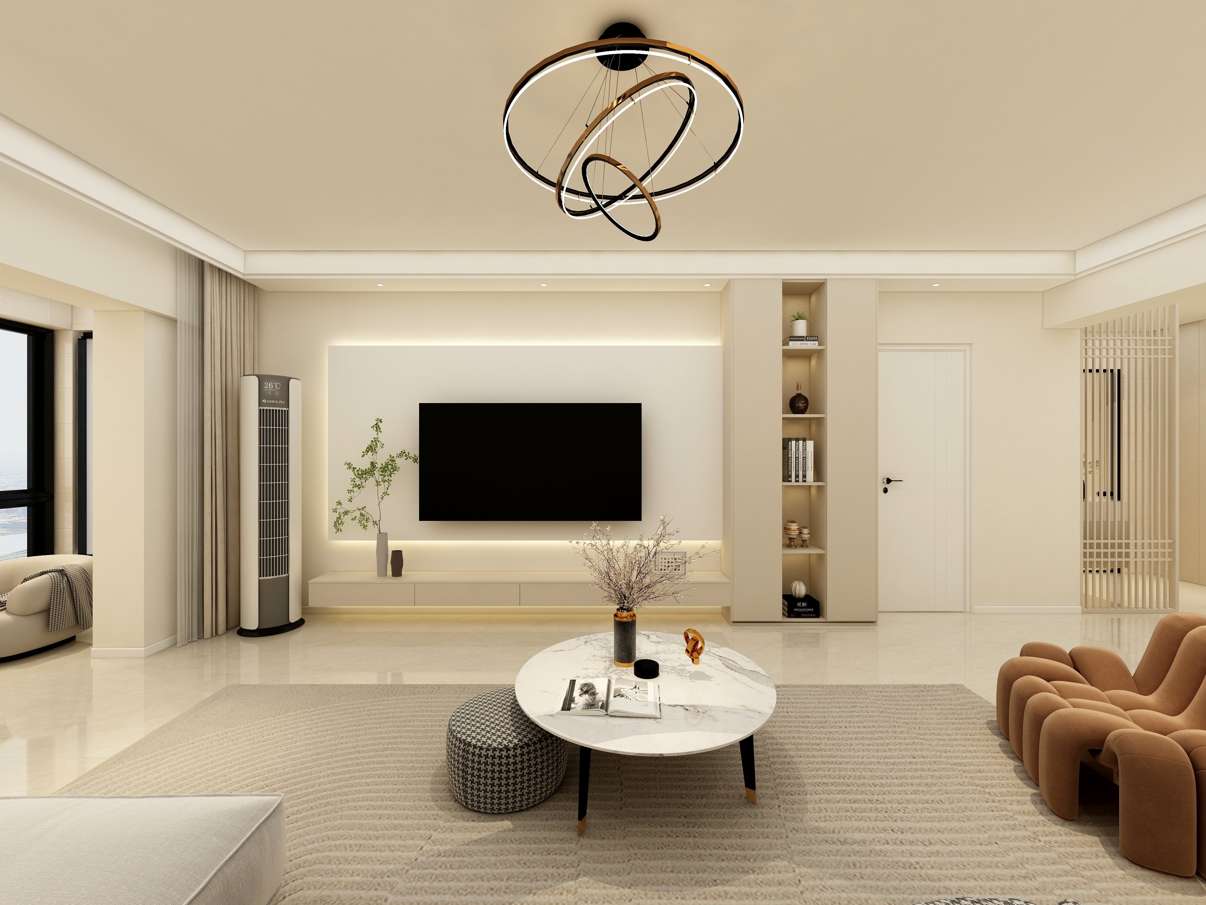 刘晋琴-紫云府现代简约142㎡3室-装修设计方案