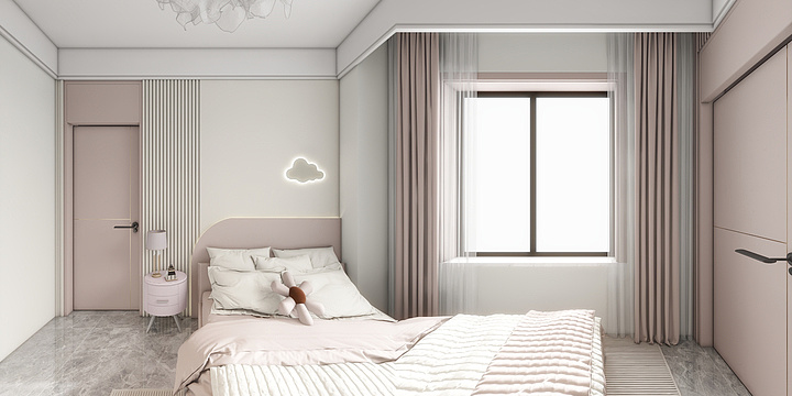 DDAHEE-男女孩房-装修设计方案