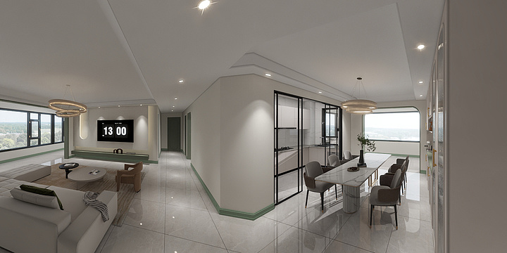 ZDS---纳帕沁园169平  奶油风-装修设计方案