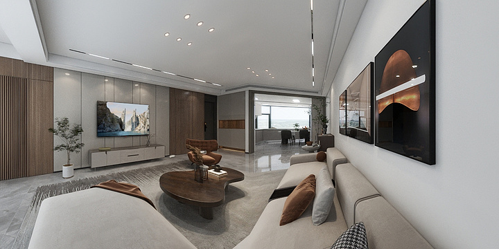 MK董设计-山水龙城现代简约-装修设计方案