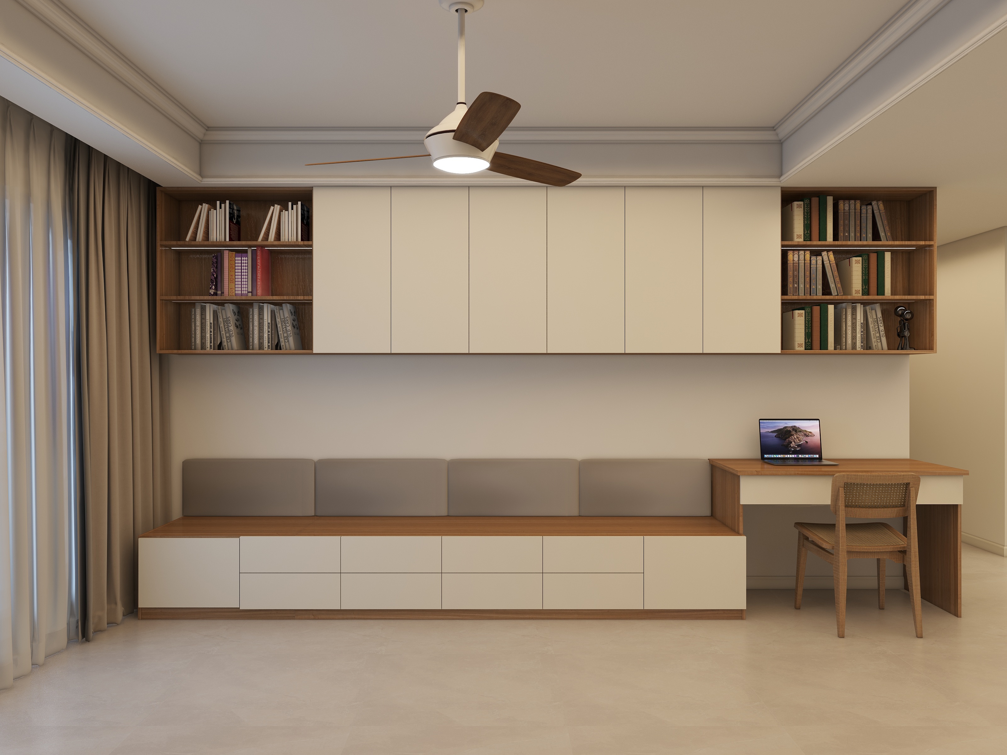 杭州箖文装饰工程有限公司-华海园12-1-1301现代-装修设计方案