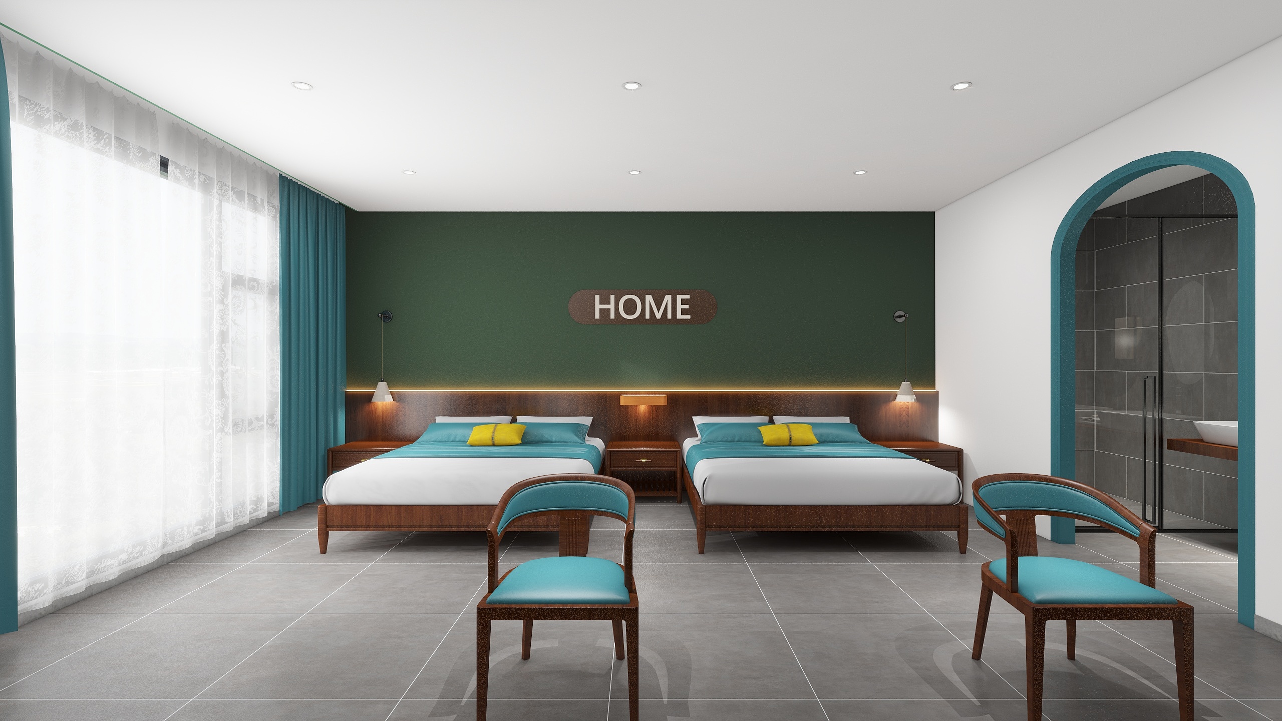 神马云在线-伊人春风民宿  家庭间装修效果图