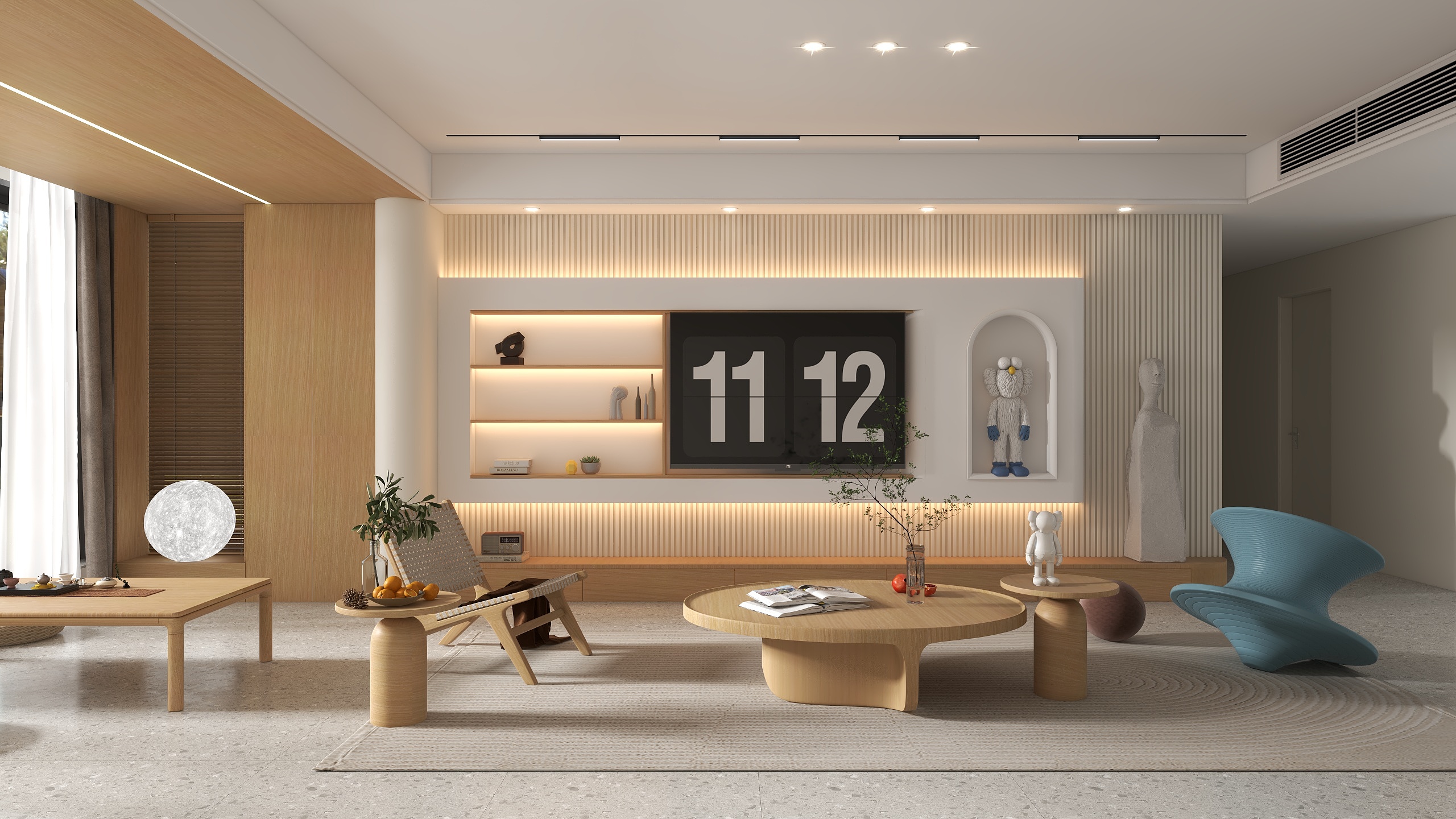 繁星*-效果图渲染客餐厅-装修设计方案