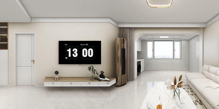 JHdesigner-悦风景-奶油风-装修设计方案