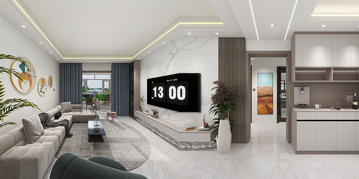 op设计qo-军强-宏轩康城-装修设计方案