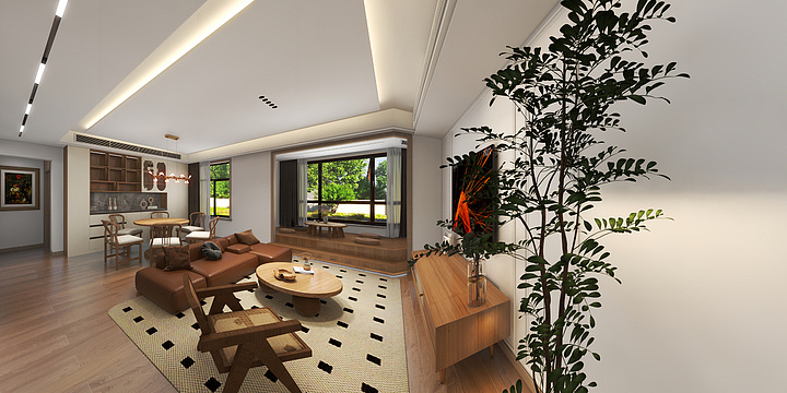 张亮18631269175-龙湖中古风-装修设计方案