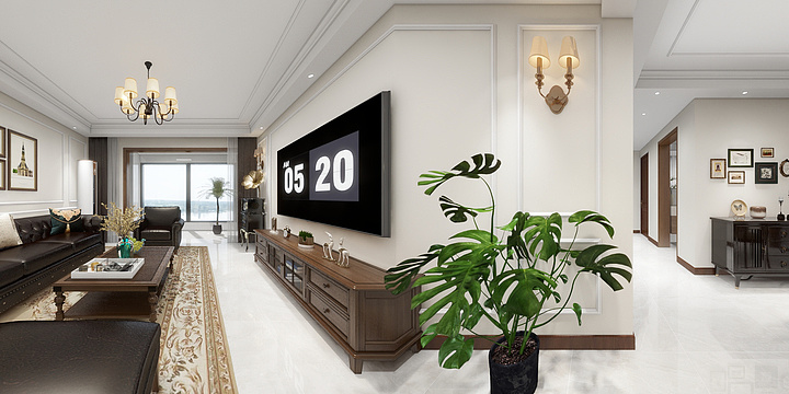 吾舍空间设计-北海龙城3-305-装修设计方案