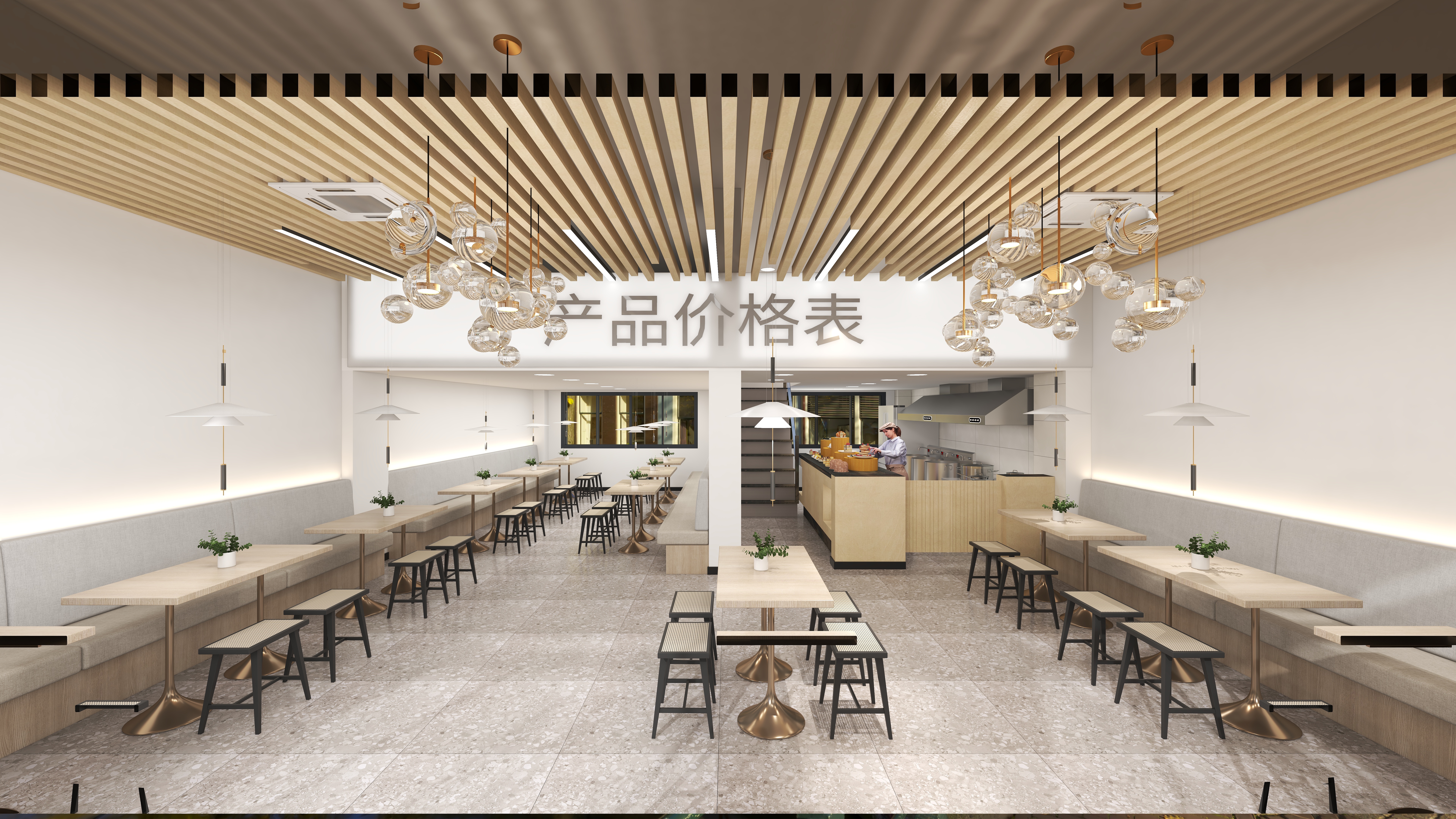 设计师-鹏-铂悦府早餐店-装修设计方案