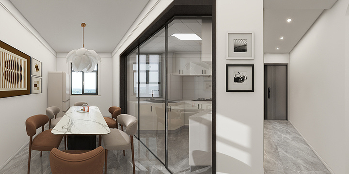 天津市恒月装饰-绿城玉兰花园(建设中)-装修设计方案