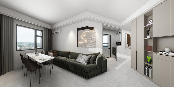 室内设计王斌-港东名居2期-装修设计方案