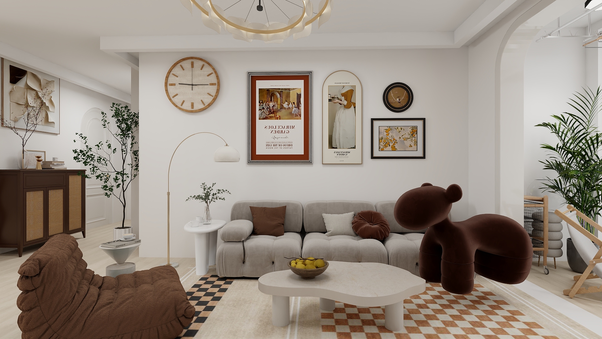 雨亖-奶油风-装修设计方案