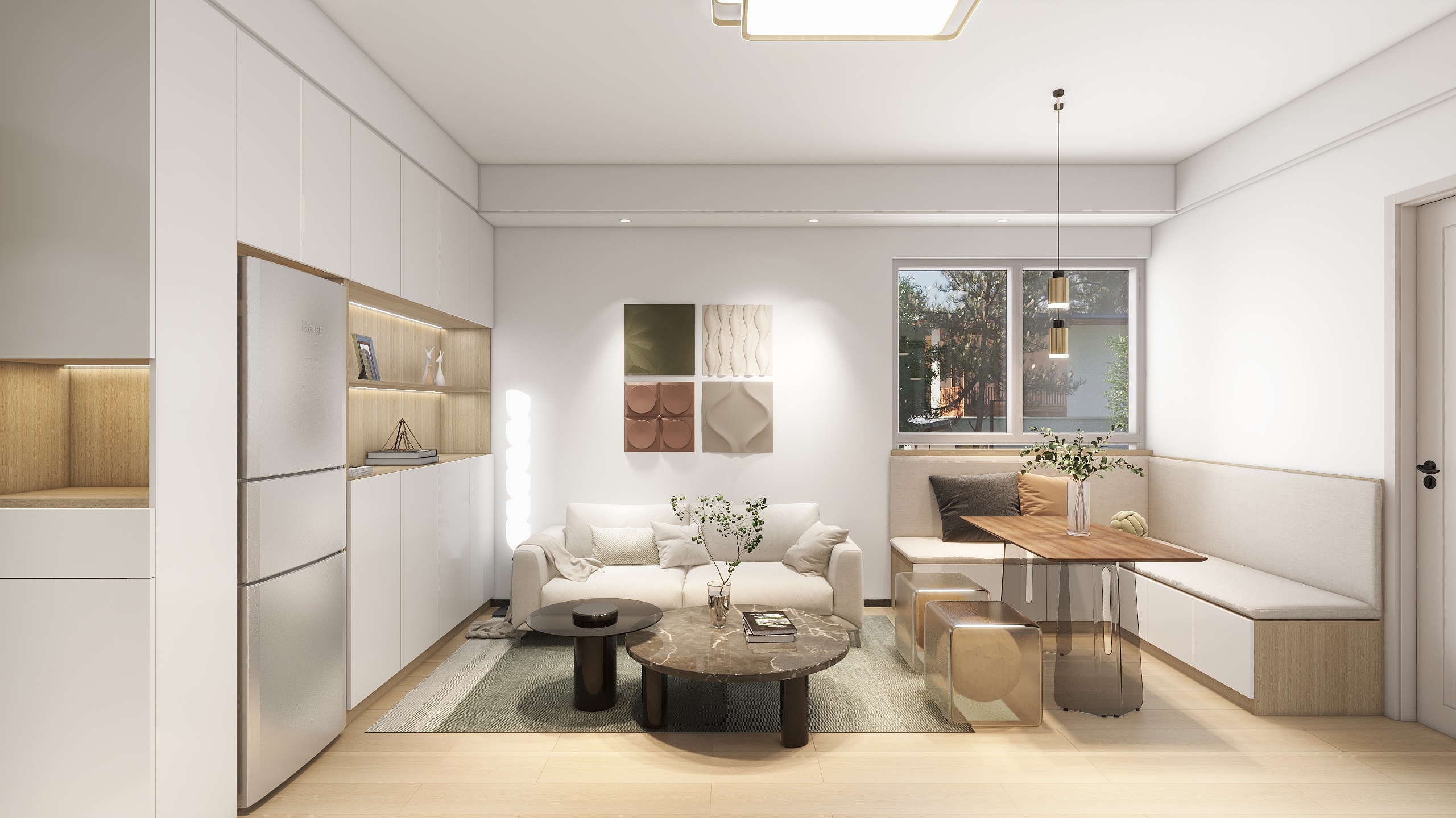 草莓吐司-凤凰苑69㎡2室-装修设计方案