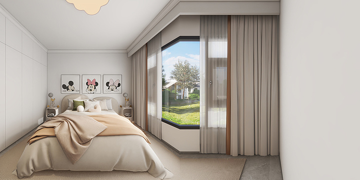 玖叁设计-别墅 二楼-装修设计方案