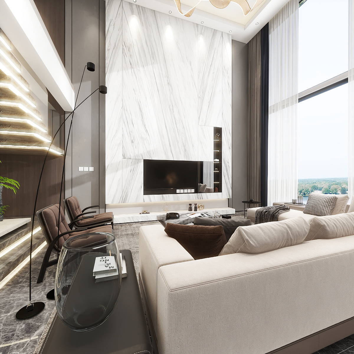 设计师罗永恒-  自建别墅装修效果图