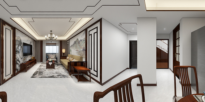 水下城堡-金域咸阳复式-装修设计方案