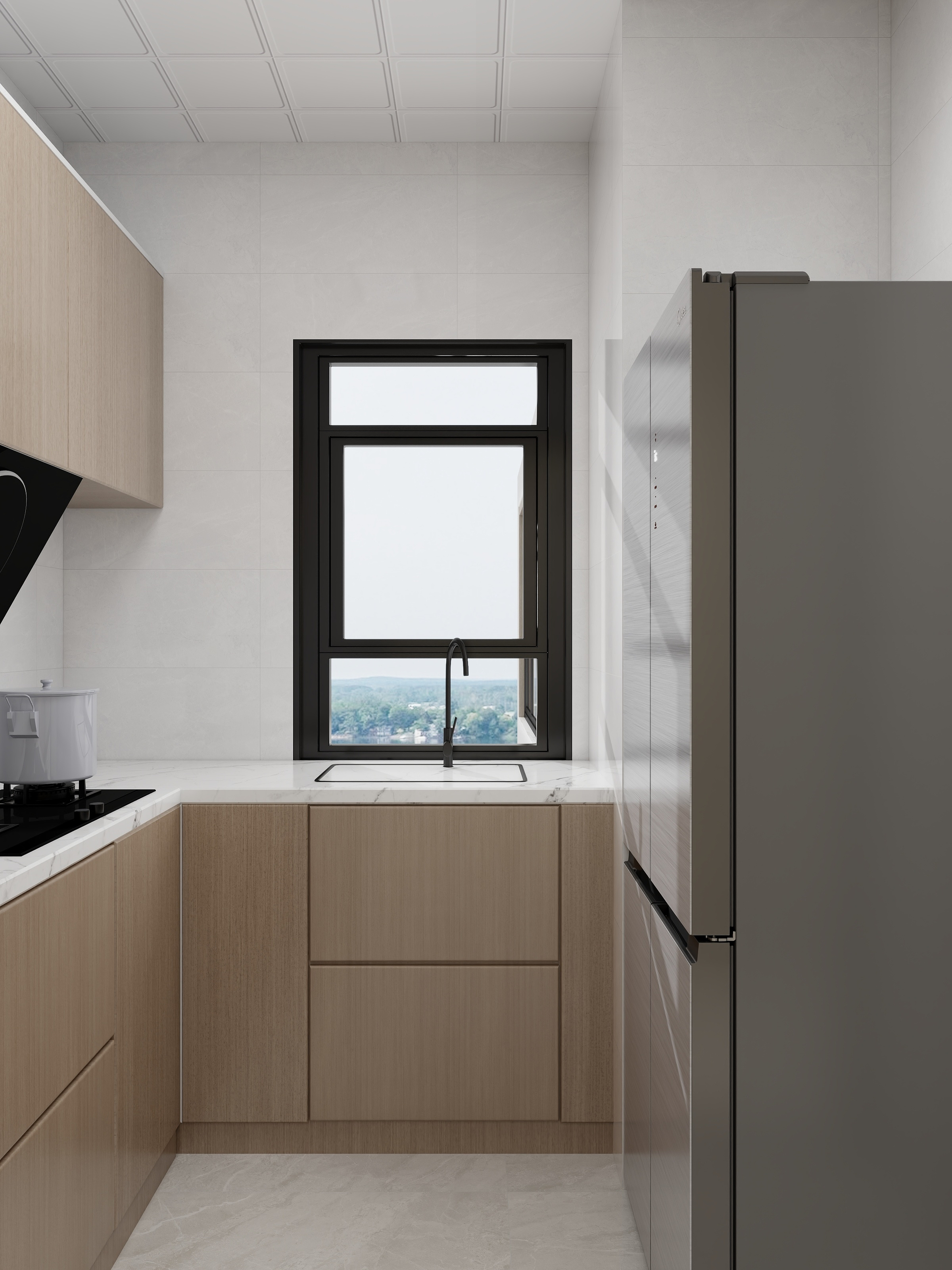 艺雅丽-108平现代简约装修效果图