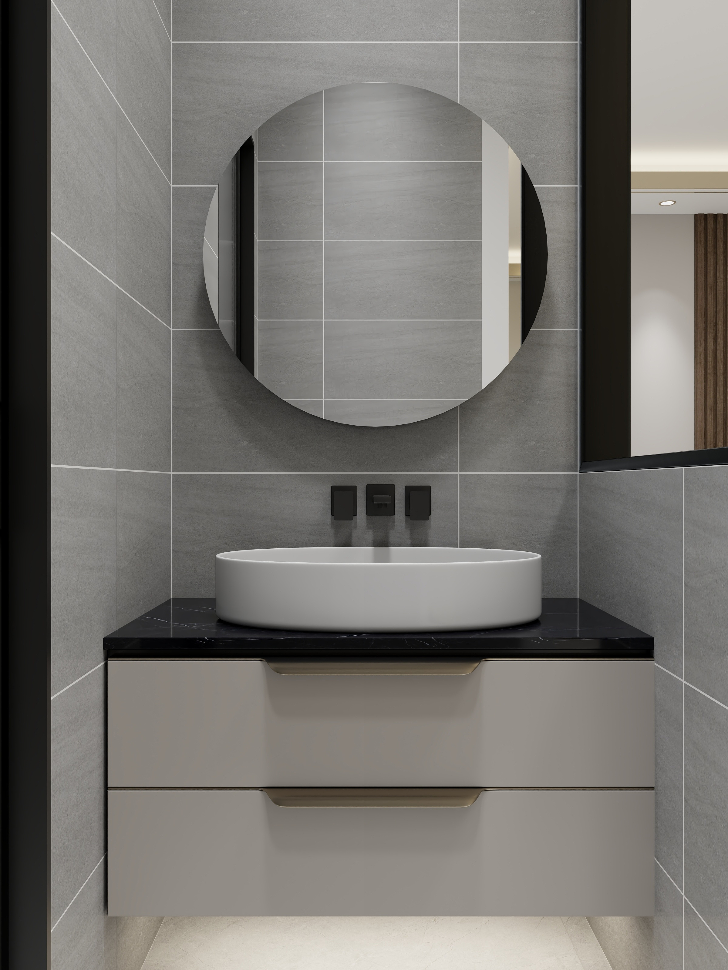 艺雅丽-108平现代简约装修效果图