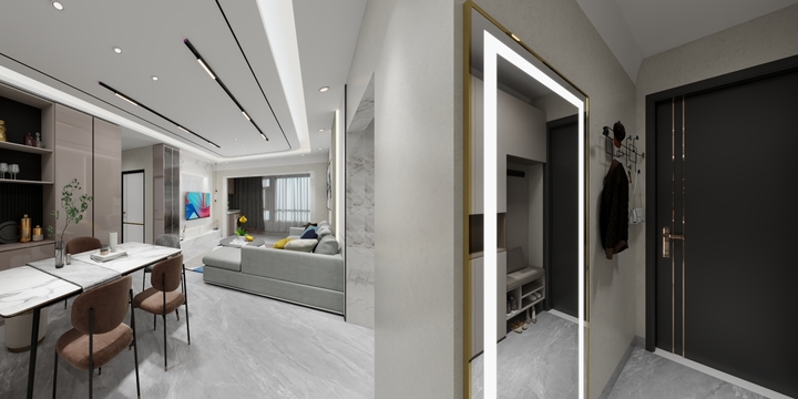 金色华年pvyc-首创.禧悦春城C户型-装修设计方案