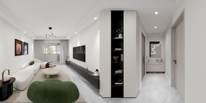 青木EYku-航空家属院 效果图-装修设计方案