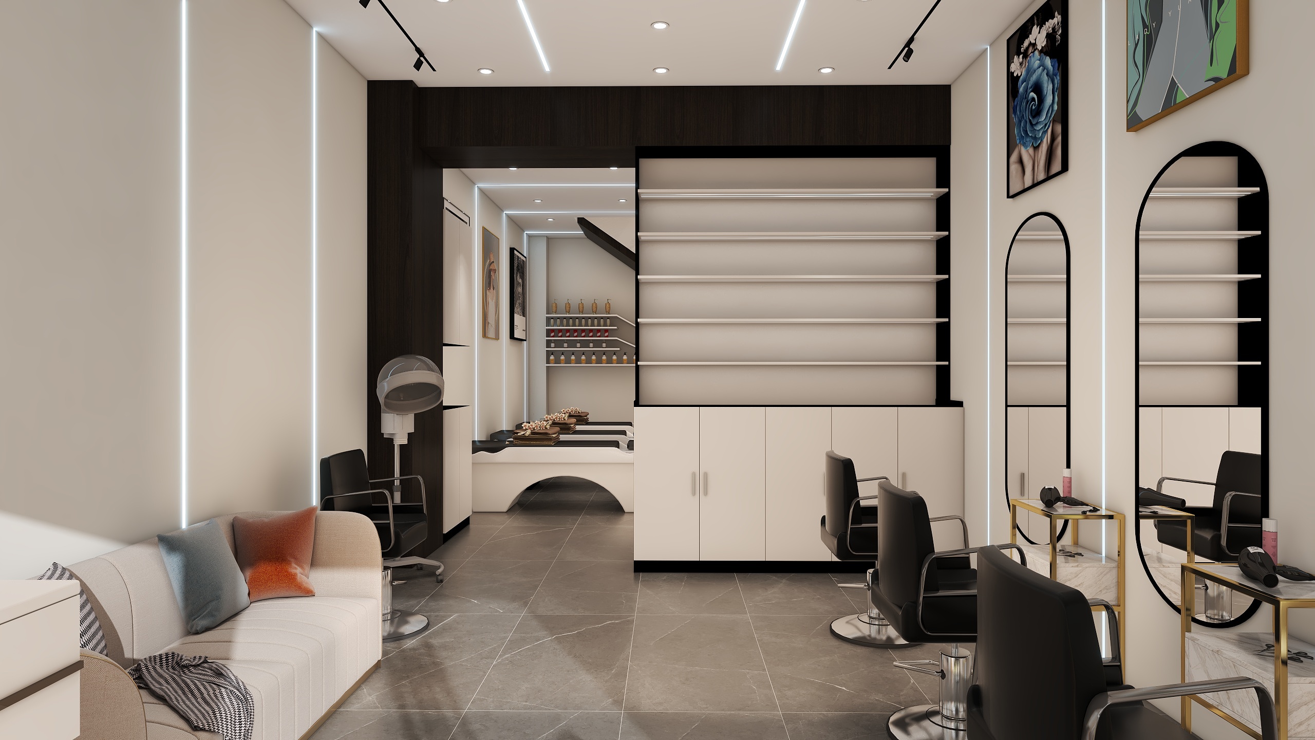 陈杰-复试理发店-装修设计方案