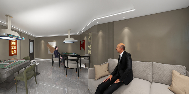 会昌同派总店-啊筒休闲娱乐馆-装修设计方案