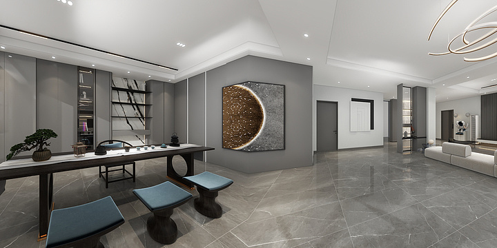 1SJ设计-三层黑白灰-副本-装修设计方案