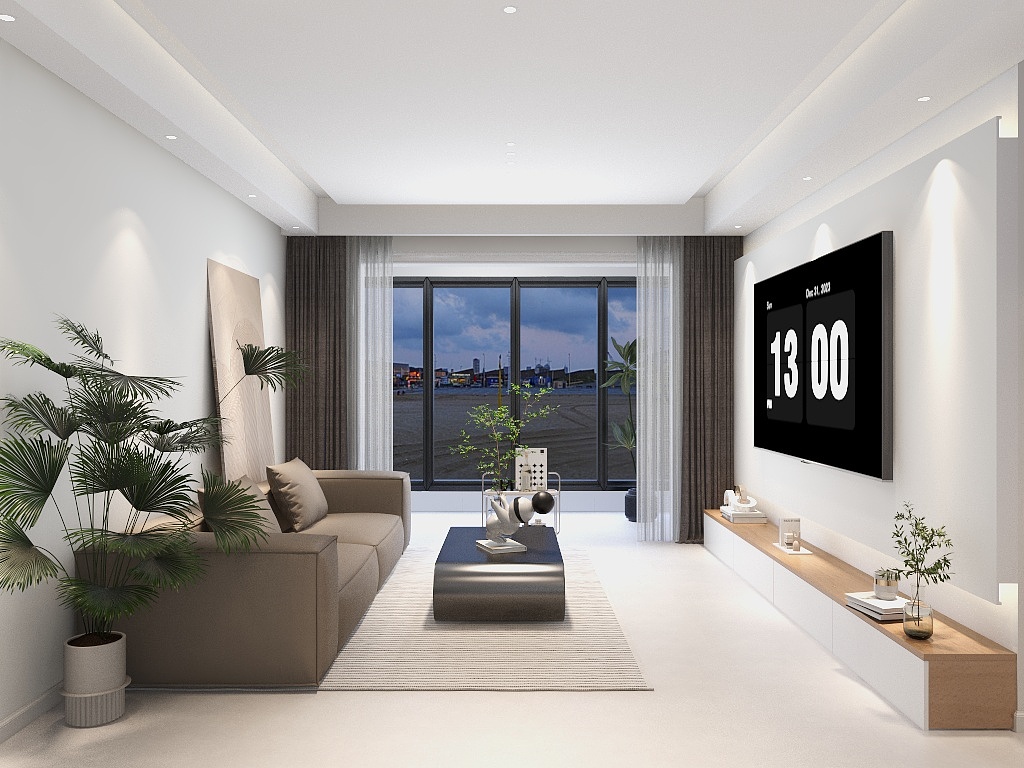 W~设计-中成九都城-奶油原木-装修设计方案