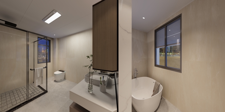 奥普浴霸鉴湖路942号-香山41幢内卫-装修设计方案